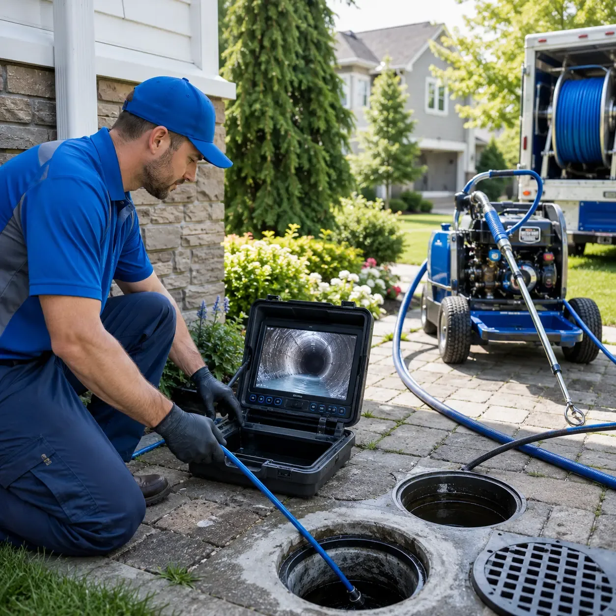 Outdoor drain cleaning professionals serving Pleasureville, KY